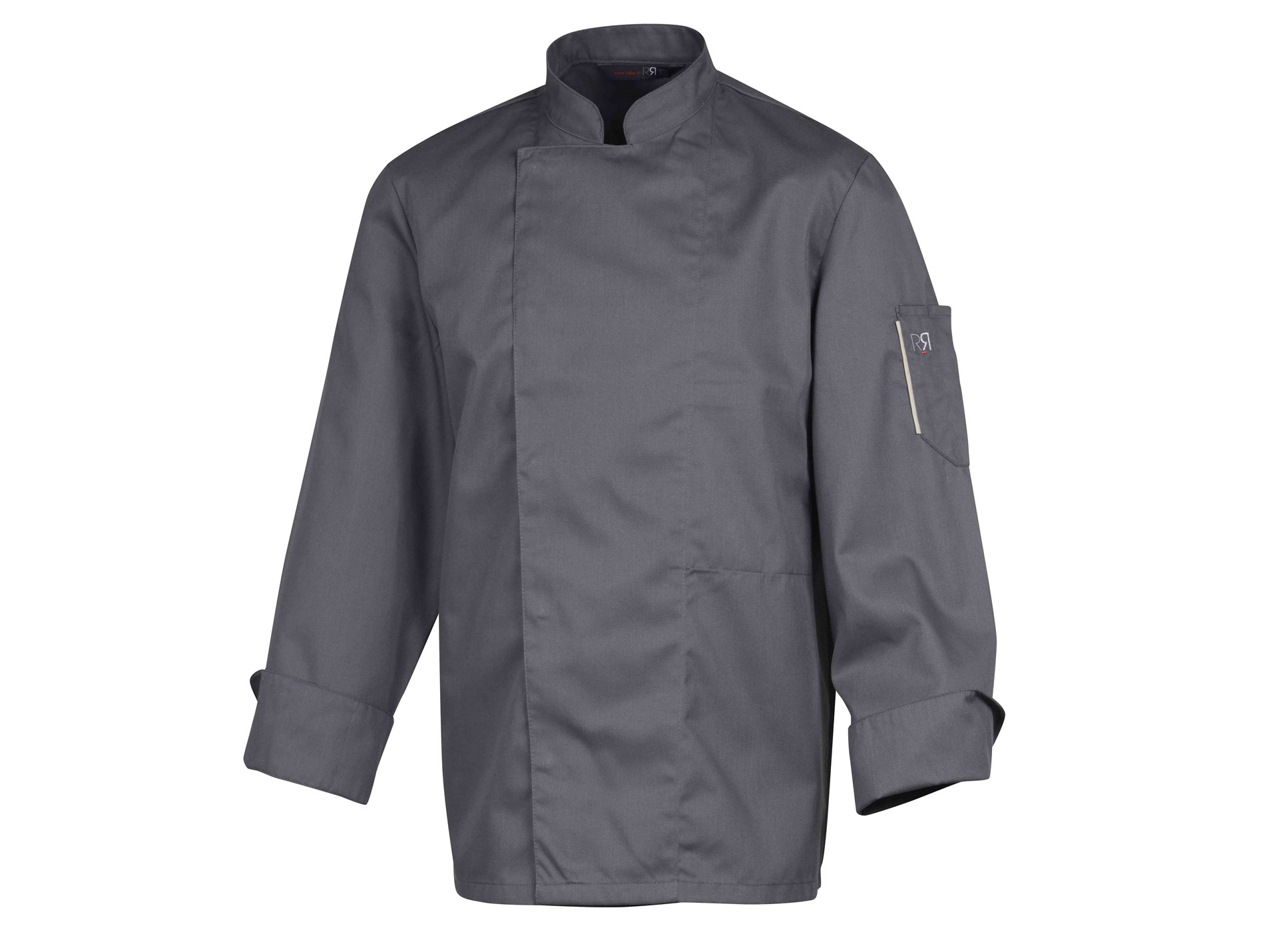 Veste de cuisine Nero manches longues Gris